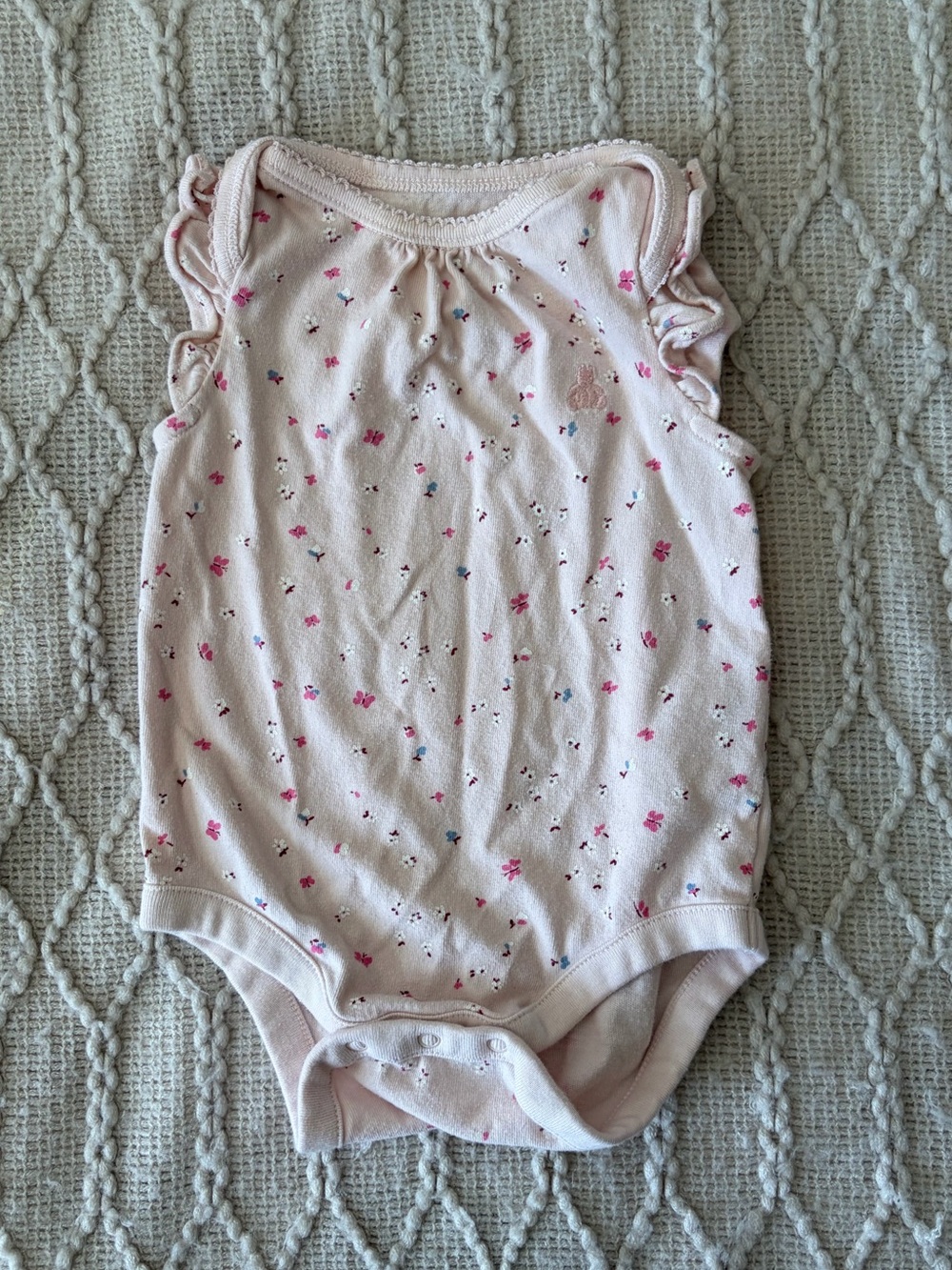 Baby Gap Onesie Pink Floral